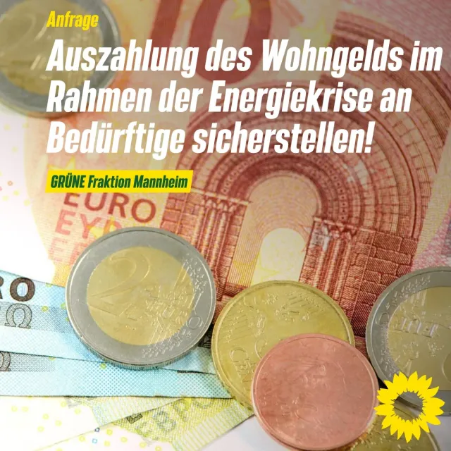 Auszahlung des Wohngelds an bedürftige Haushalte im Rahmen der Energiekrise
