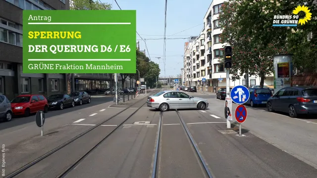 Sperrung der Querung D6 / E6