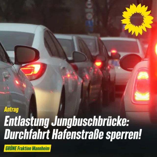 Durchfahrt der Hafenstraße im Jungbusch sperren