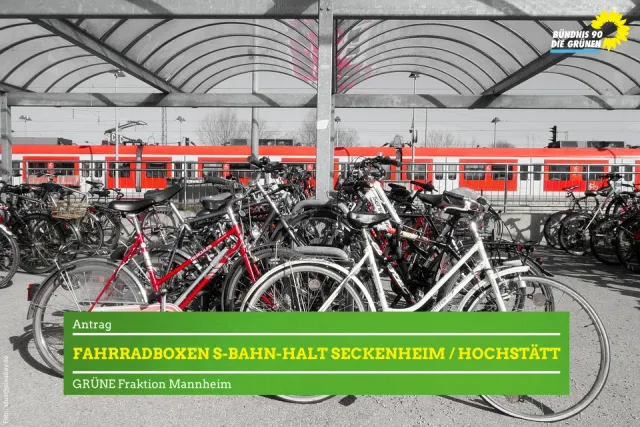 Fahrradboxen S-Bahn-Halt Seckenheim / Hochstätt
