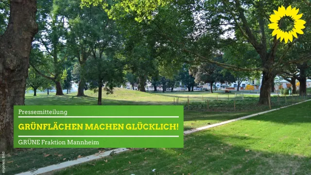 Grünflächen machen glücklich!