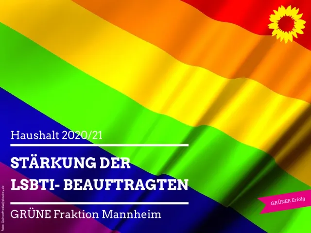 Etat 2020/21: Für eine paritätische Besetzung der LSBTI-Beauftragten