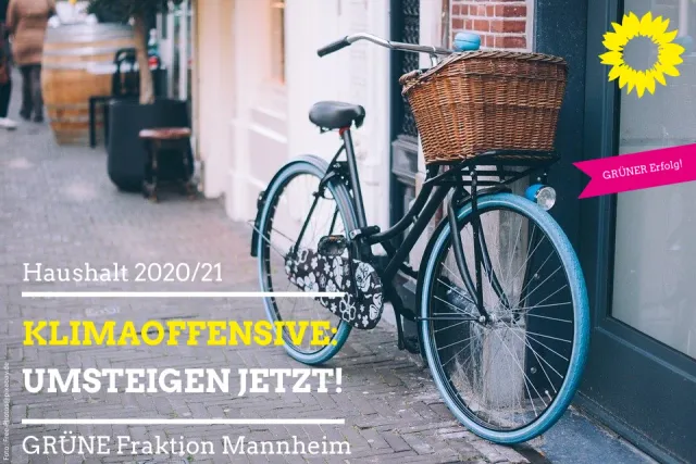 Etat 2020/21:  Verkehrswende mit Mut: 21-Punkte-Programm Radverkehr ausbauen