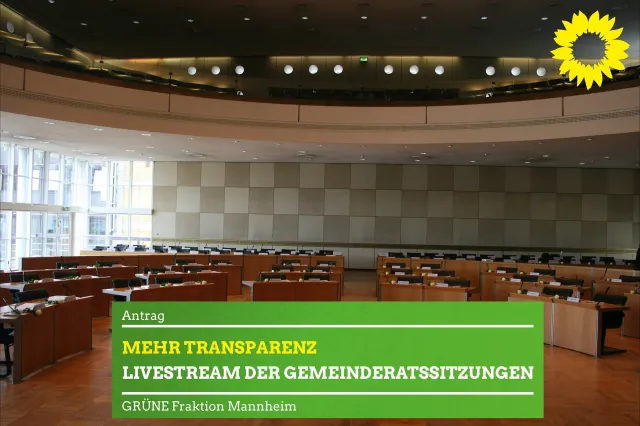 Liveübertragung der Gemeinderatssitzungen