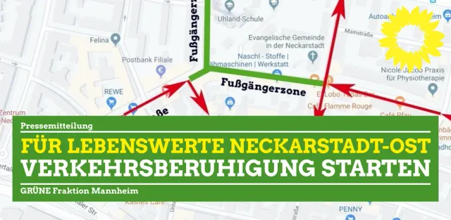 Lebenswertes Stadtteilzentrum in der Neckarstadt-Ost schaffen