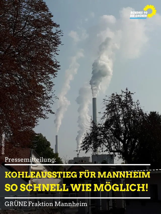 Kohleausstieg für Mannheim – so schnell wie möglich!