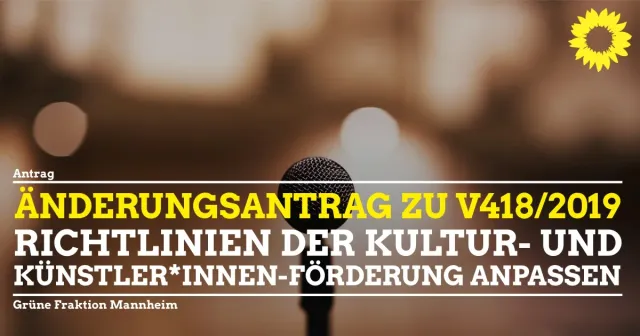 Änderungsantrag zu Vorlage V418/2019