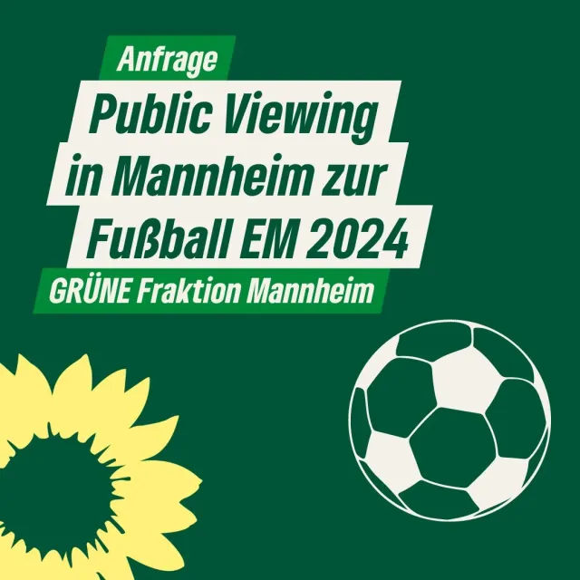 Public Viewing in Mannheim zur Fußball EM 2024