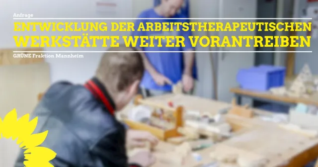 Stand der Arbeitstherapeutischen Werkstätte (ATW) Mannheim