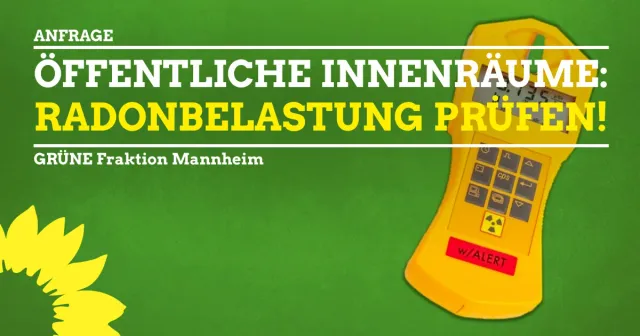 Radonbelastung in Innenräumen in Mannheim
