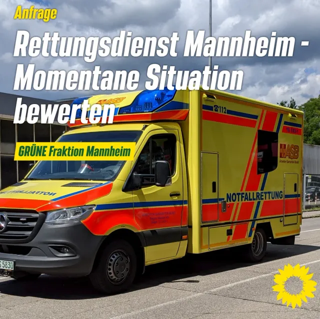 Sachstand Rettungsdienst in Mannheim