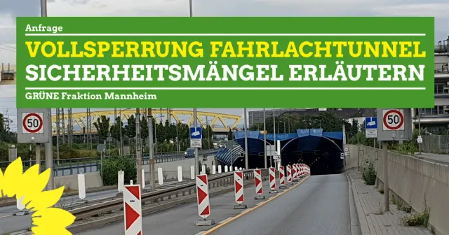 Vollsperrung des Fahrlachtunnels