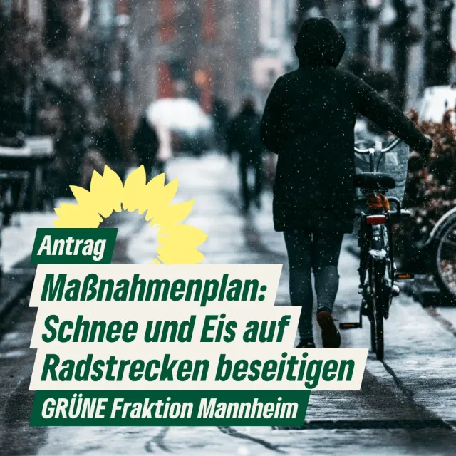 Maßnahmenplan: Schnee und Eis auf Radstrecken beseitigen