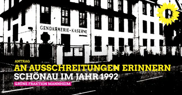 Schönau nicht vergessen: 30. Jahrestag der pogromartigen Ausschreitungen gegen Geflüchtete in der Lilienthalstraße