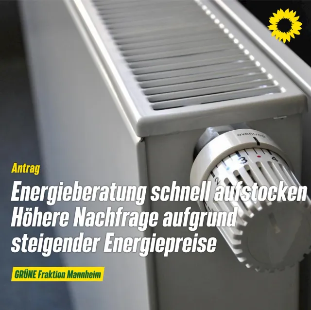 Steigende Energiepreise – Energieberatung der Klimaschutzagentur schnell aufstocken