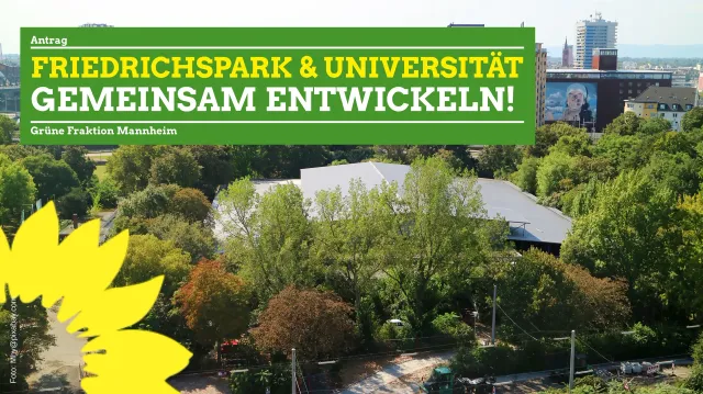 Friedrichspark und die Universität gemeinsam entwickeln