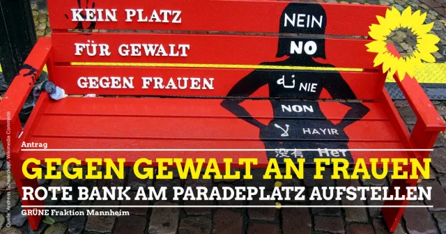 Die Rote Bank auf dem Paradeplatz