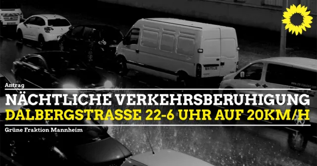 Nächtliche Verkehrsberuhigung Dalbergstraße