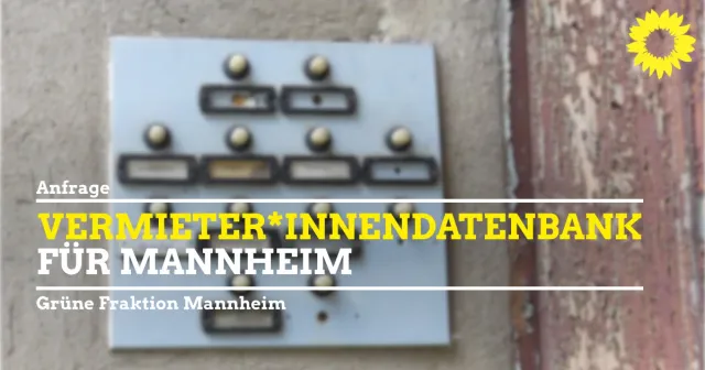 Vermieter*innendatenbank für Mannheim