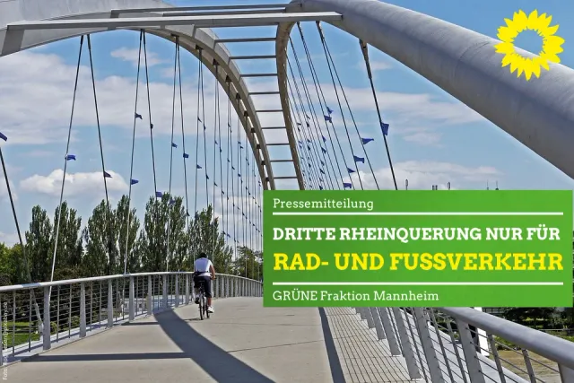 Dritte Rheinquerung nur für Rad- und Fußverkehr