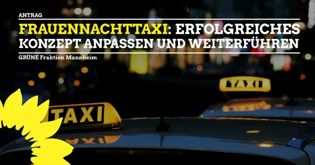 Frauennachttaxi: Finanzierung 2021 und Konzept für Weiterführung 2022ff