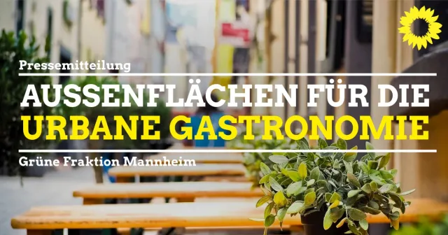 Außenflächen für die urbane Gastronomie