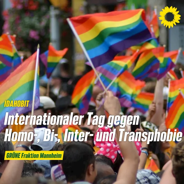 Gegen Homo-, Bi-, Inter- und Trans-Feindlichkeit – Heute und an jedem anderen Tag!