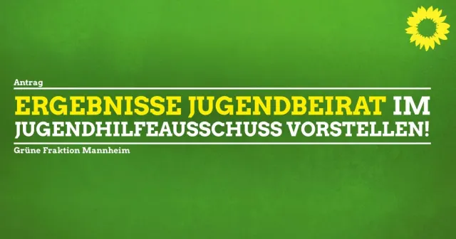 Ergebnisse des Jugendbeirats im JHA vorstellen