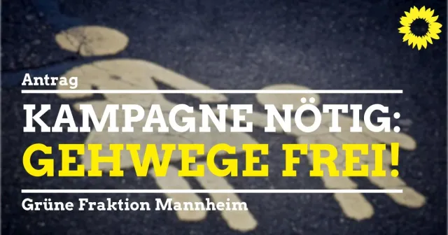 Kampagne „Gehwege frei!“