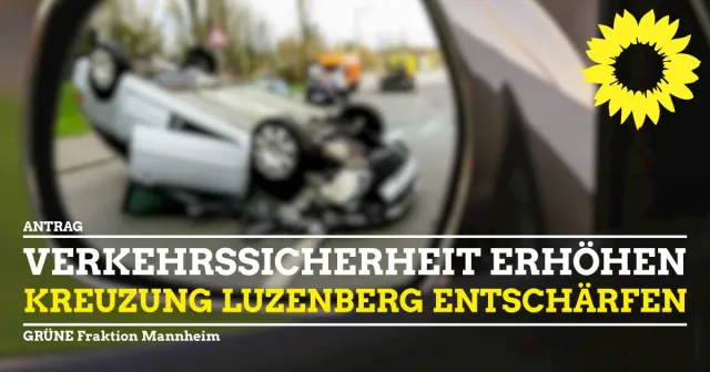 Kreuzung Luzenberg/ Waldhofstraße