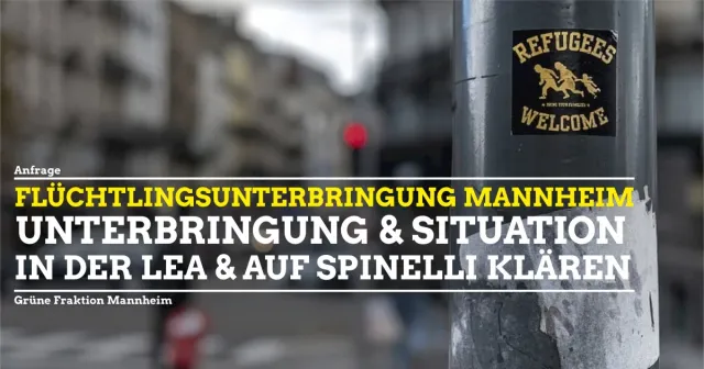 Situation bei der Flüchtlingsunterbringung in Mannheim