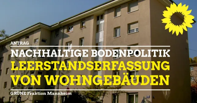 Nachhaltige Bodenpolitik – Leerstandserfassung von Wohngebäuden