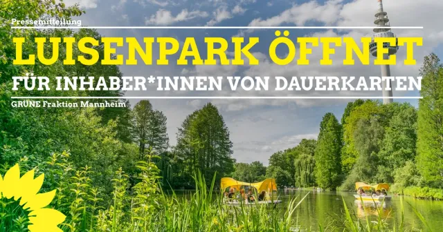 Luisenpark Mannheim öffnet wieder seine Pforten.
