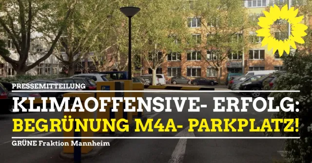 Begrünung von M4a – ein GRÜNE Erfolg für die Innenstadt
