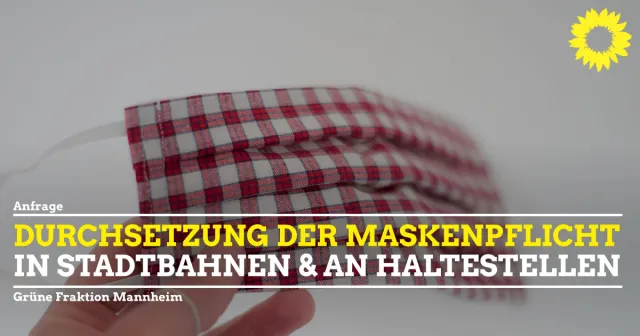 Durchsetzung der Maskenpflicht in den Stadtbahnen
