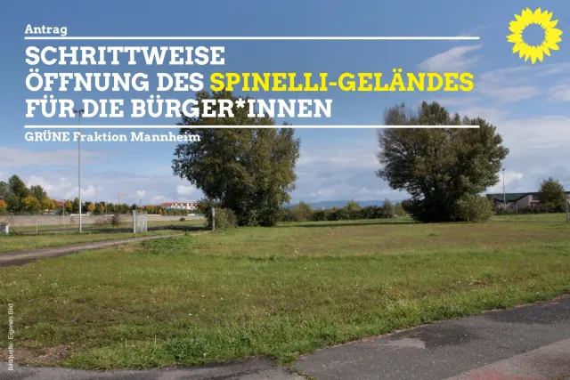 Schrittweise Öffnung des Spinelli-Geländes für die Bürger*innen