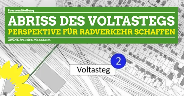 Abriss des Voltastegs erfordert Neuplanung und Perspektiven für den Radverkehr