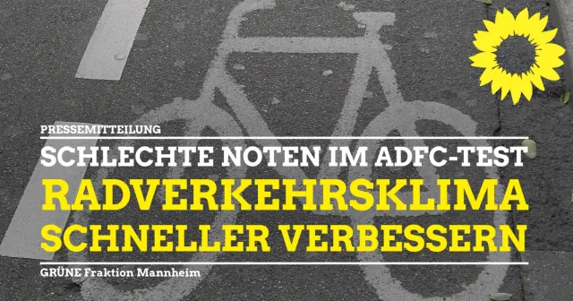 Wieder nur Note 3,9 im ADFC-Fahrradklimatest!