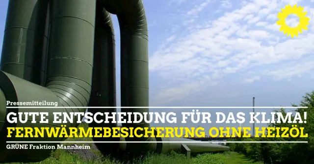GRÜNE begrüßen Verzicht der MVV auf klimaschädlichen Heizöleinsatz