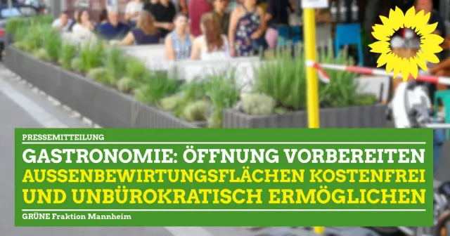 GRÜNE wollen Außengastronomie öffnen