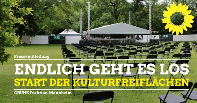 GRÜNE begrüßen den Start der Kulturfreiflächen