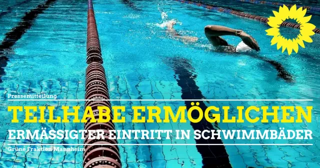 Teilhabe ermöglichen: Personenkreis für den ermäßigten Eintritt in Schwimmbäder erweitern.