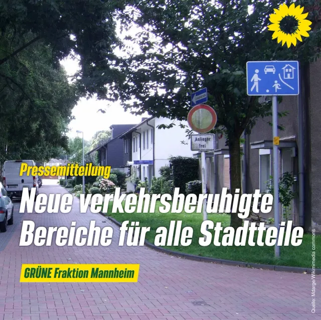 Neue verkehrsberuhigte Bereiche in allen Stadtteilen ausweisen