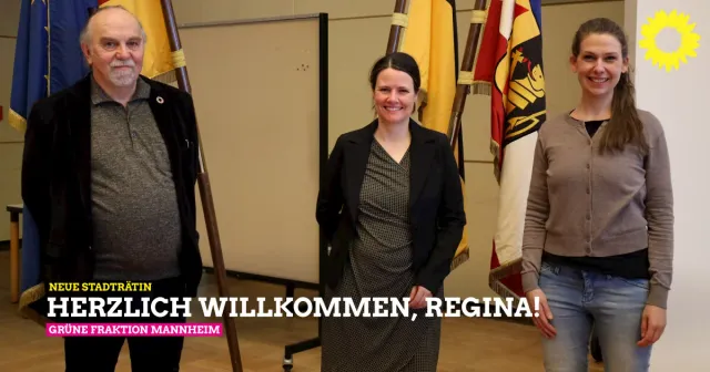 Neue Impulse: GRÜNE begrüßen Dr. Regina Jutz im Mannheimer Gemeinderat