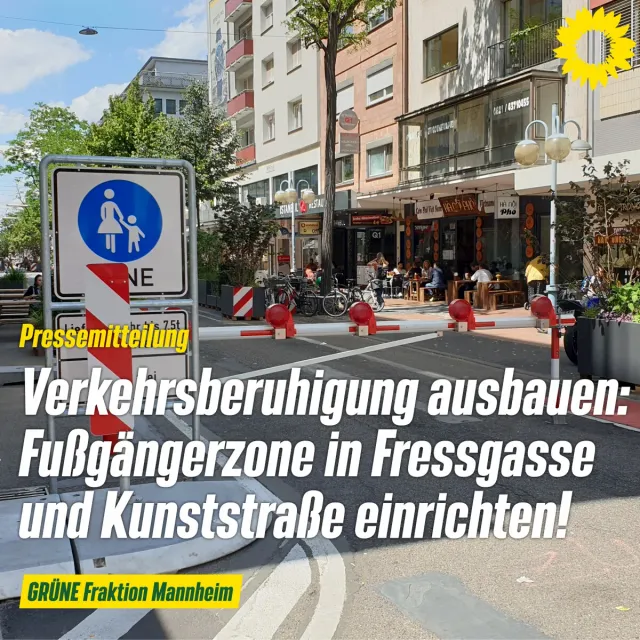 GRÜNE wollen fließenden Übergang zur verkehrsberuhigten Innenstadt