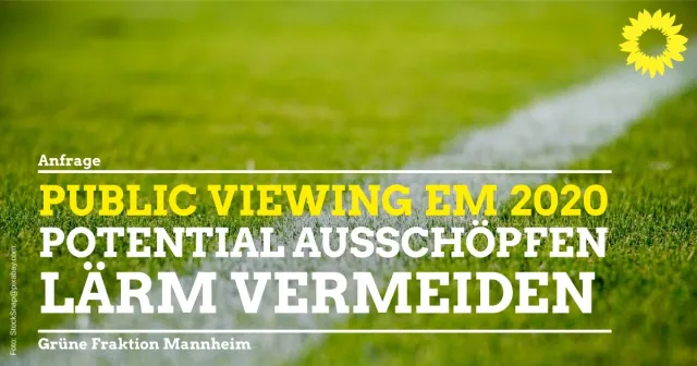 Public Viewing zur Fußball-Europameisterschaft 2020