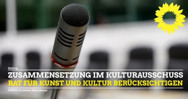 Rat für Kunst und Kultur: Vertretung im Kulturausschuss