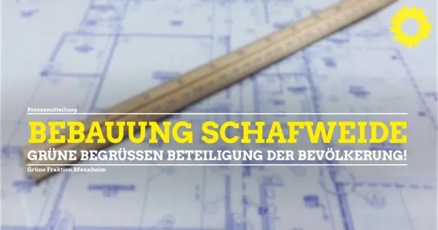 Bebauung Schafweide: Anliegen der Bevölkerung einbeziehen