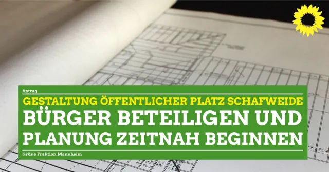 Gestaltung öffentlicher Platz Schafweide