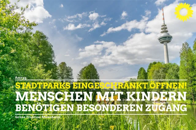 Eingeschränkte Öffnung der Stadtparks